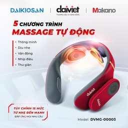Máy massge cổ xung điện Daikiosan DVMG-00003 chính hãng [Hỏa tốc 30 phút] 6
