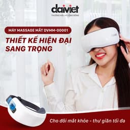 Máy massage mắt thư giãn Daikiosan DVMM-00001 chính hãng [ Hỏa tốc 30 phút ] 4