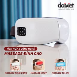 Máy massage mắt thư giãn Daikiosan DVMM-00001 chính hãng [ Hỏa tốc 30 phút ] 3