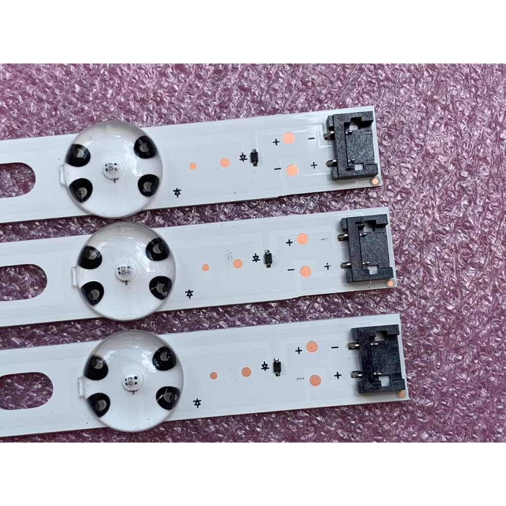 LG 43UK6340 Bộ 3 THANH MỖI THANH 7 LED 3V DÙNG CHO TIVI LG 43UK6340 43LJ550T 43LK5700  GIÁ BÁN LÀ 1 BỘ 3 THANH 7 LED