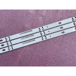 LG 43UK6340 Bộ 3 THANH MỖI THANH 7 LED 3V DÙNG CHO TIVI LG 43UK6340 43LJ550T 43LK5700  GIÁ BÁN LÀ 1 BỘ 3 THANH 7 LED 3
