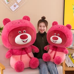 GẤU BÔNG LOTSO GẤU DÂU LOTSO XINH ẢNH THẬT TỰ CHỤP HÀNG VẢI LÔNG MỊN CAO CẤP NHÀ MIU GẤU XINH 3