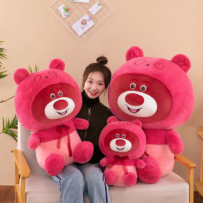 GẤU BÔNG LOTSO GẤU DÂU LOTSO XINH ẢNH THẬT TỰ CHỤP HÀNG VẢI LÔNG MỊN CAO CẤP NHÀ MIU GẤU XINH