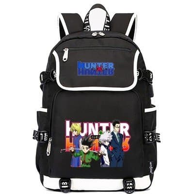 Balo nắp ngang in hình Hunter × Hunter Thợ săn tí hon anime chibi cặp sách nam nữ đi học