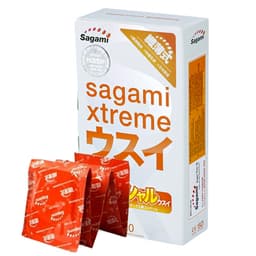 Bao cao su Sagami Superthin, bcs mỏng kéo dài thời gian Hộp 10c OiO VN 2