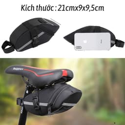 Túi xe đạp gắn trục yên, Túi treo đựng đồ thể thao nhỏ gọn chống nước TCY 2