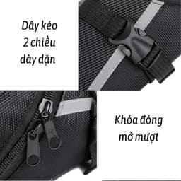 Túi xe đạp gắn trục yên, Túi treo đựng đồ thể thao nhỏ gọn chống nước TCY 6