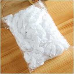 Màng bọc thực phẩm co giãn SET 100PCS túi , Màng PE an toàn cho thực phẩm có dây thun co dãn, Tái sử dụng nhiều lần 4