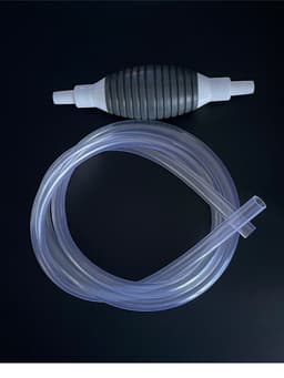 Ống hút xăng dầu chất lỏng bóp tay Cao cấp dây dài tổng 2M 10