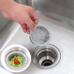 Bộ 100 Túi Lọc Rác Bồn Rửa Chén Bát JYoohome Túi Lưới Lọc Rác Rửa Bát Vải Tự Phân Huỷ Có Chun 2