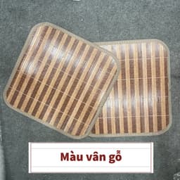 Tấm lót ghế trúc 2 mặt dùng cho ghế giám đốc, ghế văn phòng dùng cho mùa hè 2