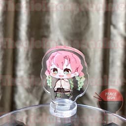 (mua 1 tặng 1) (3CM) Mô hình Standee KIMETSU NO YAIBA THANH GƯƠM DIỆT QUỶ ver ĐI CUTE tượng acrylic chibi mica anime 3