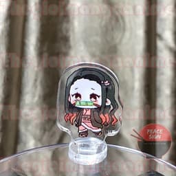 (mua 1 tặng 1) (3CM) Mô hình Standee KIMETSU NO YAIBA THANH GƯƠM DIỆT QUỶ ver ĐI CUTE tượng acrylic chibi mica anime 4