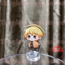 (mua 1 tặng 1) (3CM) Mô hình Standee KIMETSU NO YAIBA THANH GƯƠM DIỆT QUỶ ver ĐI CUTE tượng acrylic chibi mica anime 6