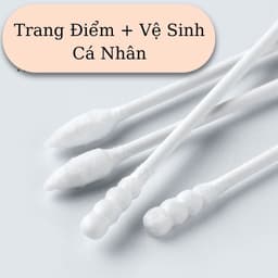 [ COMBO 5 ] Hộp 200 chiếc tăm bông ngoáy tai 2 đầu xoắn nhọn HM68 6
