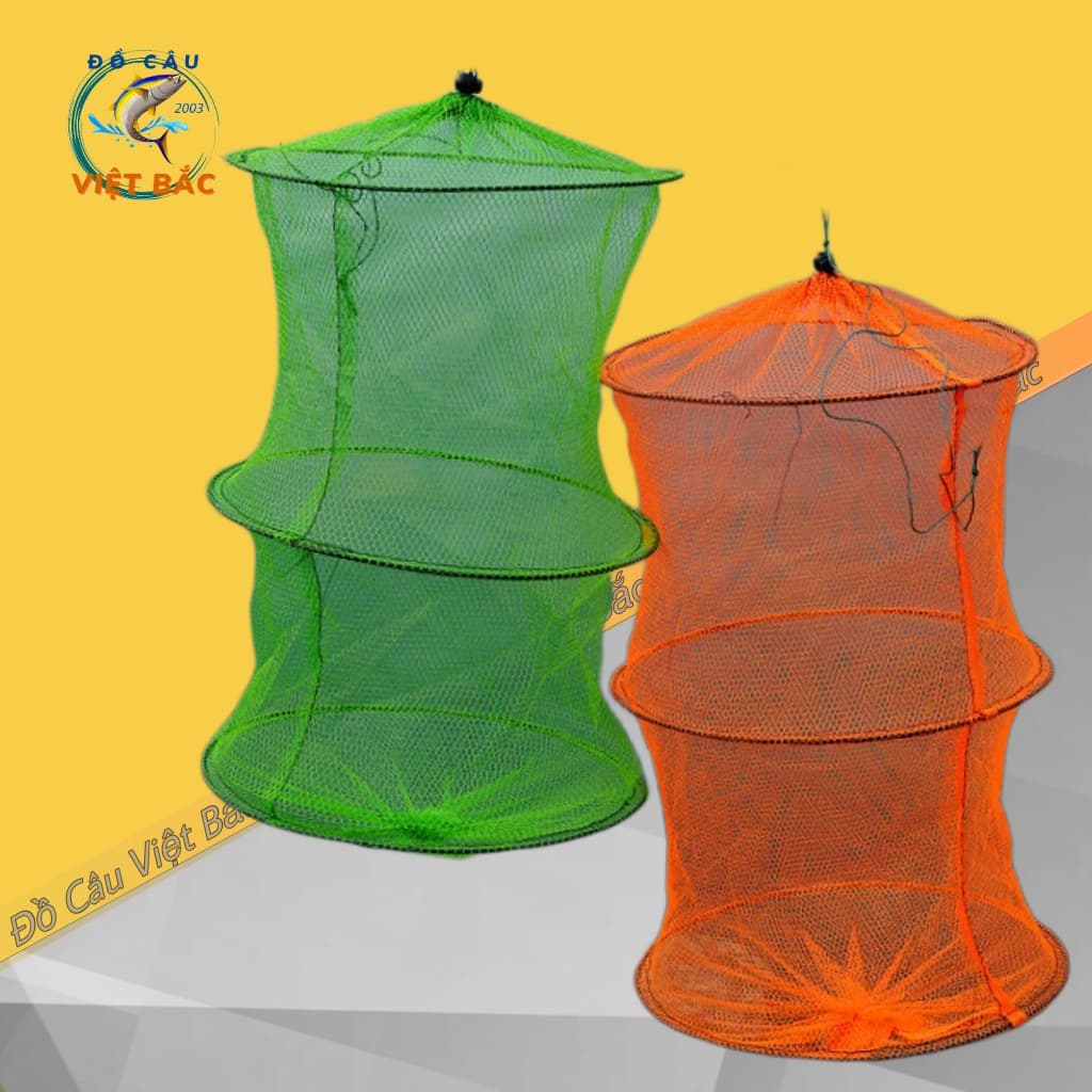 Giỏ đựng cá tôm tép Đồ Câu Việt Bắc gồm 3 vành siêu rẻ hàng dùng bền