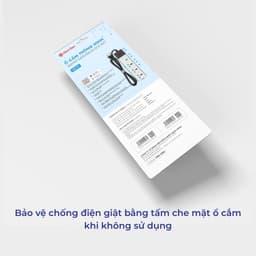 Ổ cắm thông minh wifi Rạng Đông chịu tải cao dây dài 3m, 5m MODEL 5