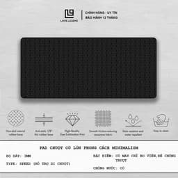 Lót chuột cỡ lớn rất đẹp có chỉ bo viền, pad chuột lớn 90x40, 80x30cm dày 3mm chuyên gaming chống trượt chống nước 1