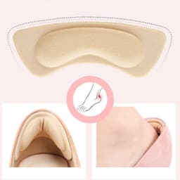 Set 4 Miếng dán gót chân và lòng bàn chân 4D LOMO cao cấp phù hợp cho mọi loại giày 4