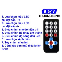 SP217M BỘ ĐIỀU KHIỂN FULL MÀU HIỆU ỨNG CỘT NHẠC VU SPECTRUM CHO LED ARGB WS2812B 5V 5