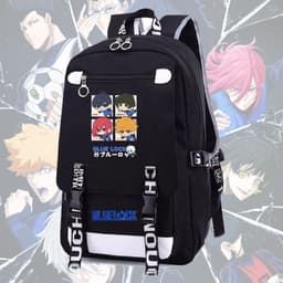 Balo nam nữ in hình BLUE LOCK ver MOCHI CỬA SỔ CHIBI anime chibi cặp sách đi học tiện lợi thời trang 1