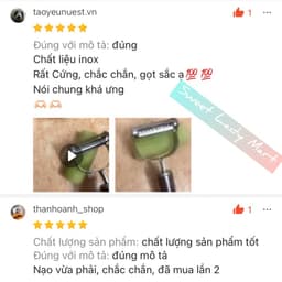 Nạo Inox Đa Năng 3 In 1 Nạo Gọt Rau Củ Quả Bào Sợi Siêu Sắc Hàng Nội Địa Trung M284 8