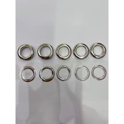 Khoen mắt cáo, khoen ore 20mm. Bằng thau không gỉ loại dày, màu Bạc 3