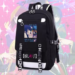 Balo nam nữ in hình Oshi No Ko ver Cửa Sổ ĐỨA CON CỦA THẦN TƯỢNG anime chibi cặp sách đi học tiện lợi thời trang 1