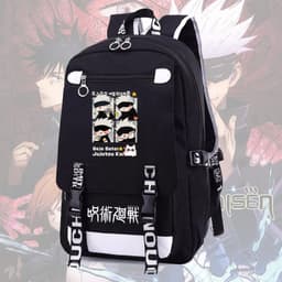 Balo nam nữ in hình JUJUTSU KAISEN GOJO ver CỬA SỔ anime chibi cặp sách đi học tiện lợi thời trang 1
