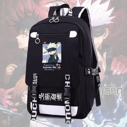 Balo nam nữ in hình JUJUTSU KAISEN GOJO ver CỬA SỔ anime chibi cặp sách đi học tiện lợi thời trang 2