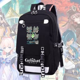 Balo nam nữ in hình GENSHIN IMPACT ver CỬA SỔ 2 game anime chibi cặp sách đi học tiện lợi thời trang 2
