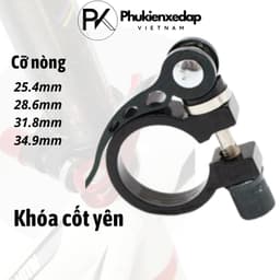 Khóa cốt yên xe đạp , chốt yên hợp kim nhôm cao cấp lực khóa chắc chắn Mã KCY 3