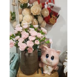 Lọ hoa mộc Bát Tràng, bình hoa decor, trang trí size  31cm, bình cắm cành tuyết mai, mơ mận, lọ cắm.hoa trắng 9