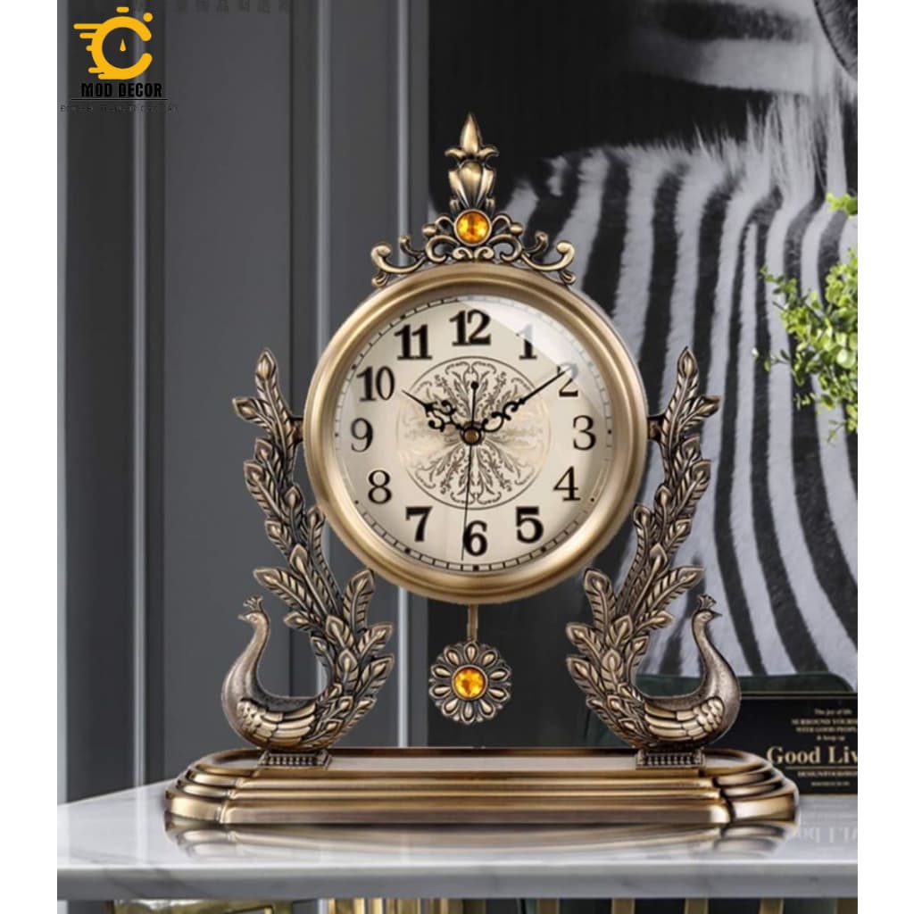 Đồng hồ để bàn decor trang trí cao cấp Mod Decor phong cách hiện đại mã 8319