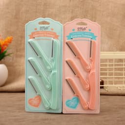 [Ngẫu nhiên] Set dao cạo chân mày kèm 3 lưỡi dao thay thế  Beiting Na B2010 - Hity Beauty 3