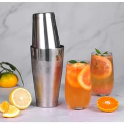 Bình Lắc Shaker 2 Mảnh, Bình Pha Chế BOSTON Shaker 2 mảnh Inox 1