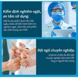 Bao cao su gân gai Juncai siêu mỏng 001, bcs nhiều gel bôi trơn Hộp 10 OiO VN 4