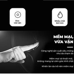 Bao cao su gân gai Juncai siêu mỏng 001, bcs nhiều gel bôi trơn Hộp 10 OiO VN 6