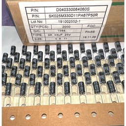[ 30 con ]  TỤ Suscon ( 25V 33UF 25V 47UF 25V 470UF 25V )) 4