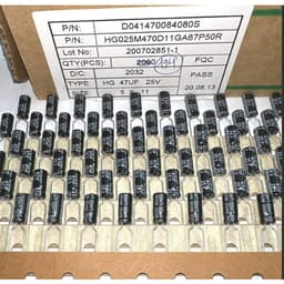 [ 30 con ]  TỤ Suscon ( 25V 33UF 25V 47UF 25V 470UF 25V )) 5