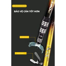 Gác Cần GUF S1 Vương Quyền Săn Hàng ( Vàng Đen ) 5