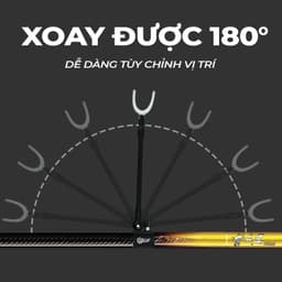 Gác Cần GUF S1 Vương Quyền Săn Hàng ( Vàng Đen ) 2