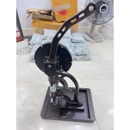 Máy dập khoen bạt bán tự động Size 10mm Bộ cối hoa sen Tốc độ đóng nhanh Không cần dùng long đền 4