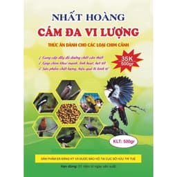 Cám chim Đa Vi Lượng Nhất Hoàng loại 500g. Cám dùng cho các loại chim cảnh (chào mào, Khuyên, chòe...) 1