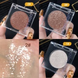 Hộp nhũ mắt bắt sáng SWEET MINT kim tuyến Bling trang điểm cao cấp - HIty Beauty 7