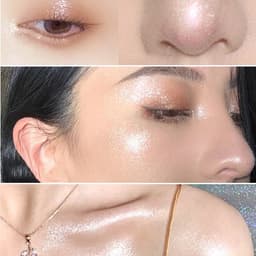 Hộp nhũ mắt bắt sáng SWEET MINT kim tuyến Bling trang điểm cao cấp - HIty Beauty 3