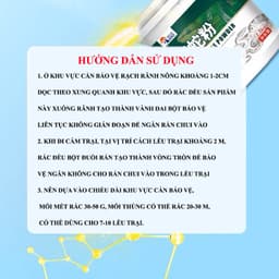 Thuốc bột đuổi rắn rết Nhật Bản 2.5kg thảo dược hiệu quả đuổi rắn quanh nhà cắm trại du lịch an toàn cơ thể 6