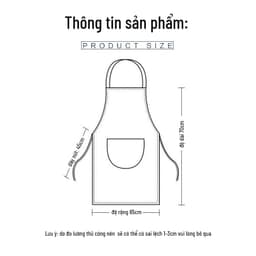 Tạp Dề Nhà Bếp JYoohome Chống Thấm Nước, Làm Bếp Có Túi Lớn Cho Nam Và Nữ Tạp Dề Bếp Nấu Ăn 8