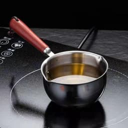 Nồi Nấu Chảy Sữa Nấu Mì Bằng Inox Chống Dính Cỡ Nhỏ Chuyên Dùng 1