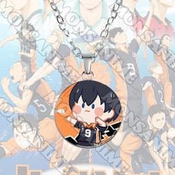 Vòng cổ in hình nhân vật HAIKYUU ver MẶT NGƠ anime chibi xinh xắn phụ kiện trang sức 7